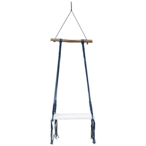 Macrame Dark Blue Shelf - House of Disaster