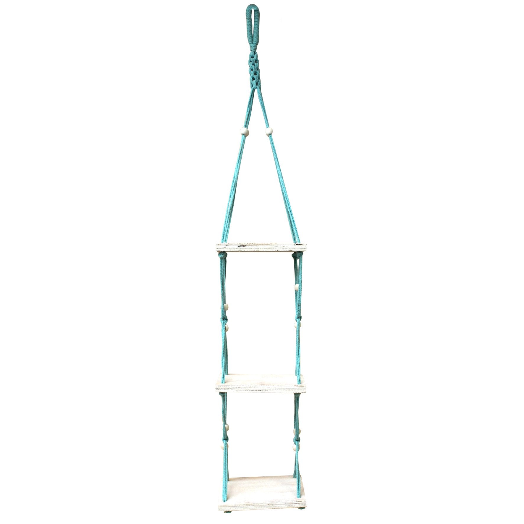 Macrame Light Blue Shelf - House of Disaster