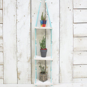 Macrame Light Blue Shelf - House of Disaster