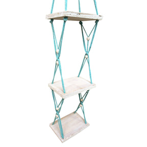 Macrame Light Blue Shelf - House of Disaster