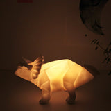 Mini Led Lamp Dinosaur White - House of Disaster