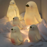 Mini Led Lamp Over The Moon Penguin - House of Disaster