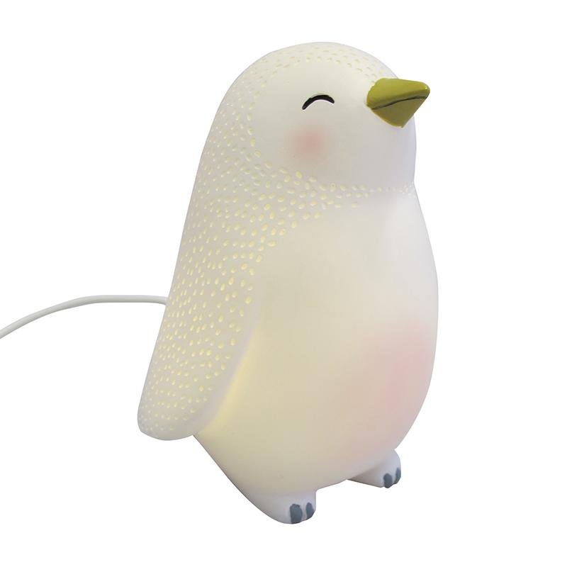 Mini Led Lamp Over The Moon Penguin - House of Disaster