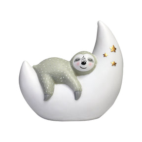 Mini Led Lamp Over The Moon Sloth - House of Disaster