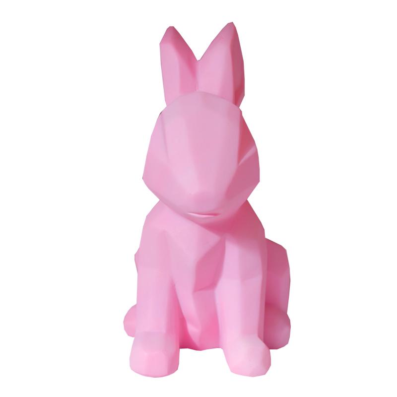 Mini Led Lamp Pink Rabbit - House of Disaster