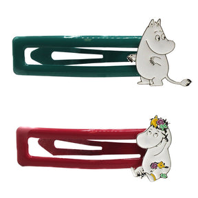 Moomin and Snorkmaiden Enamel Hairclips - House of Disaster