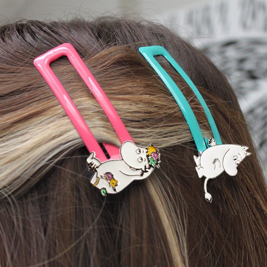 Moomin and Snorkmaiden Enamel Hairclips - House of Disaster