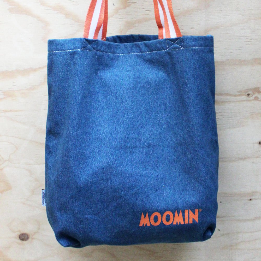 Moomin "Excellent Idea" Denim Tote - House of Disaster