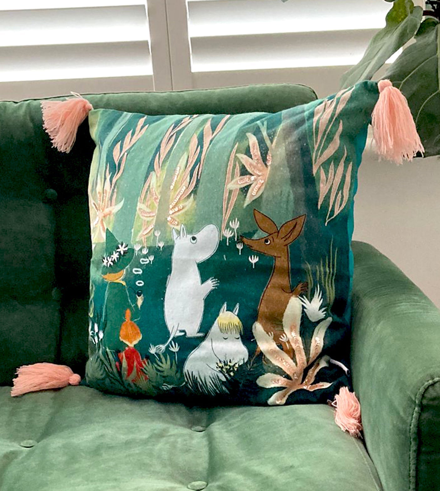 Moomin ‘Forest’ Cushion - House of Disaster