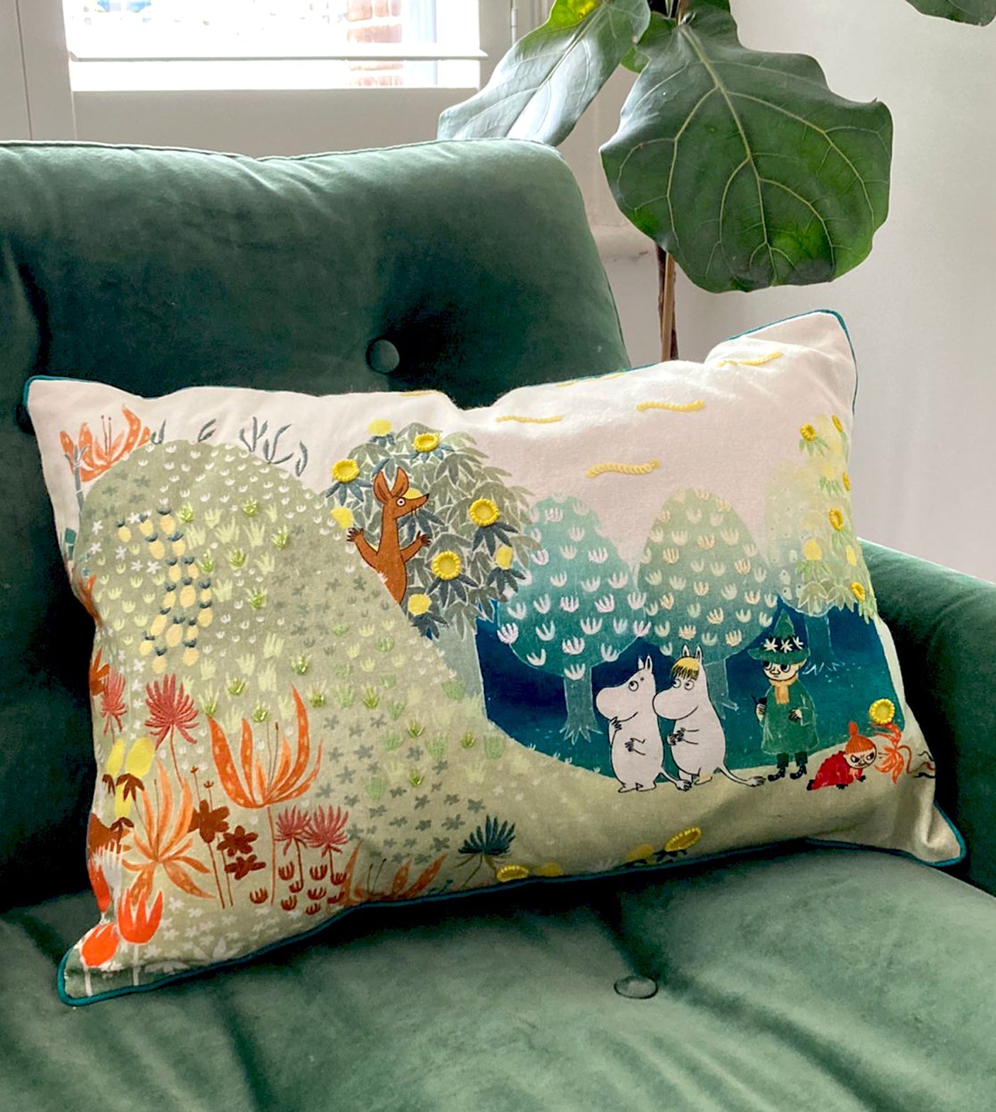 Moomin Hillside Cushion - House of Disaster