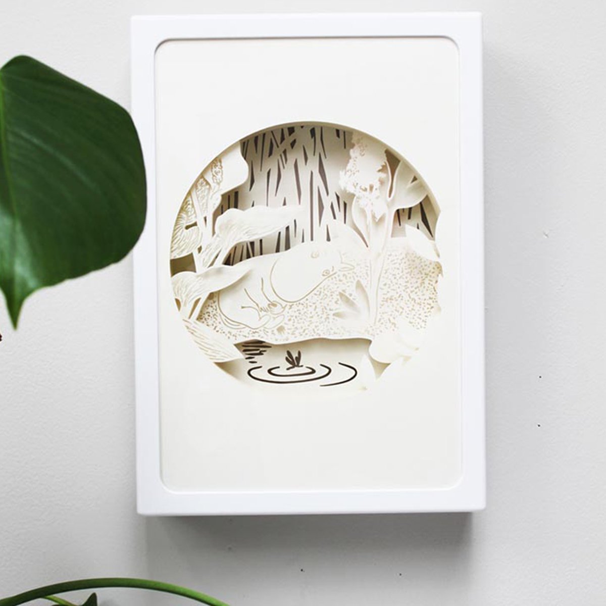 Moomin Shadow Box "Midwinter" Design - House of Disaster