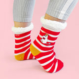 Moomin Slipper Socks With Stripy Snorkmaiden Design - House of Disaster