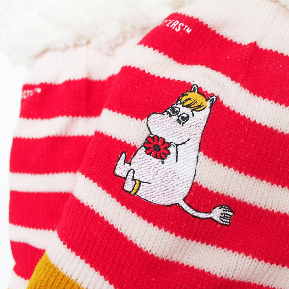 Moomin Slipper Socks With Stripy Snorkmaiden Design - House of Disaster