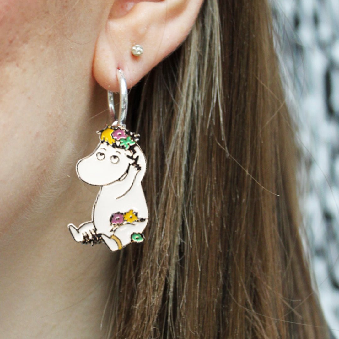 Moomin & Snorkmaiden Enamel Earrings - House of Disaster