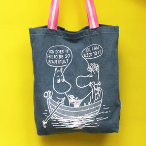 Moomin "So Beautiful" Denim Tote - House of Disaster