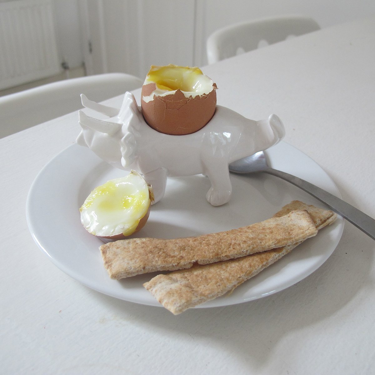 Origami White Egg Cup - House of Disaster