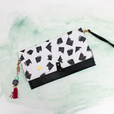 Paint Black Clutch Bag - House of Disaster