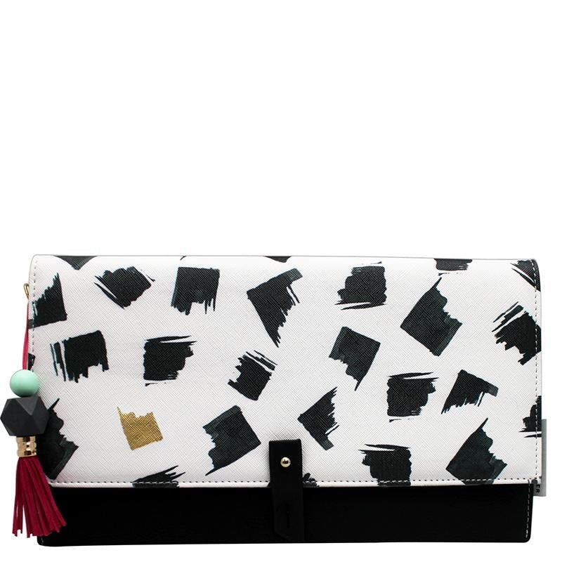 Paint Black Clutch Bag - House of Disaster