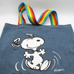 Peanuts 'Be Happy' Stonewash Tote - House of Disaster