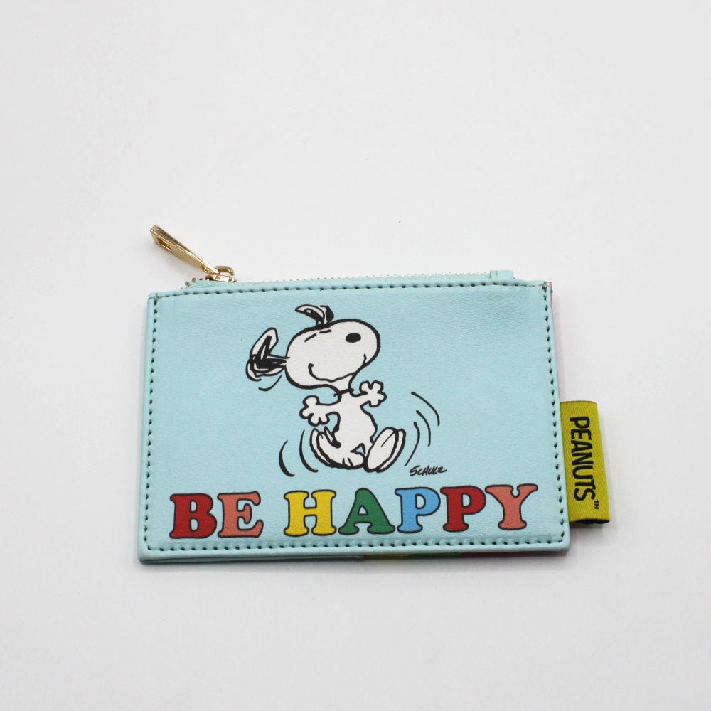 Peanuts ‘Be Happy’ Zip Purse - House of Disaster