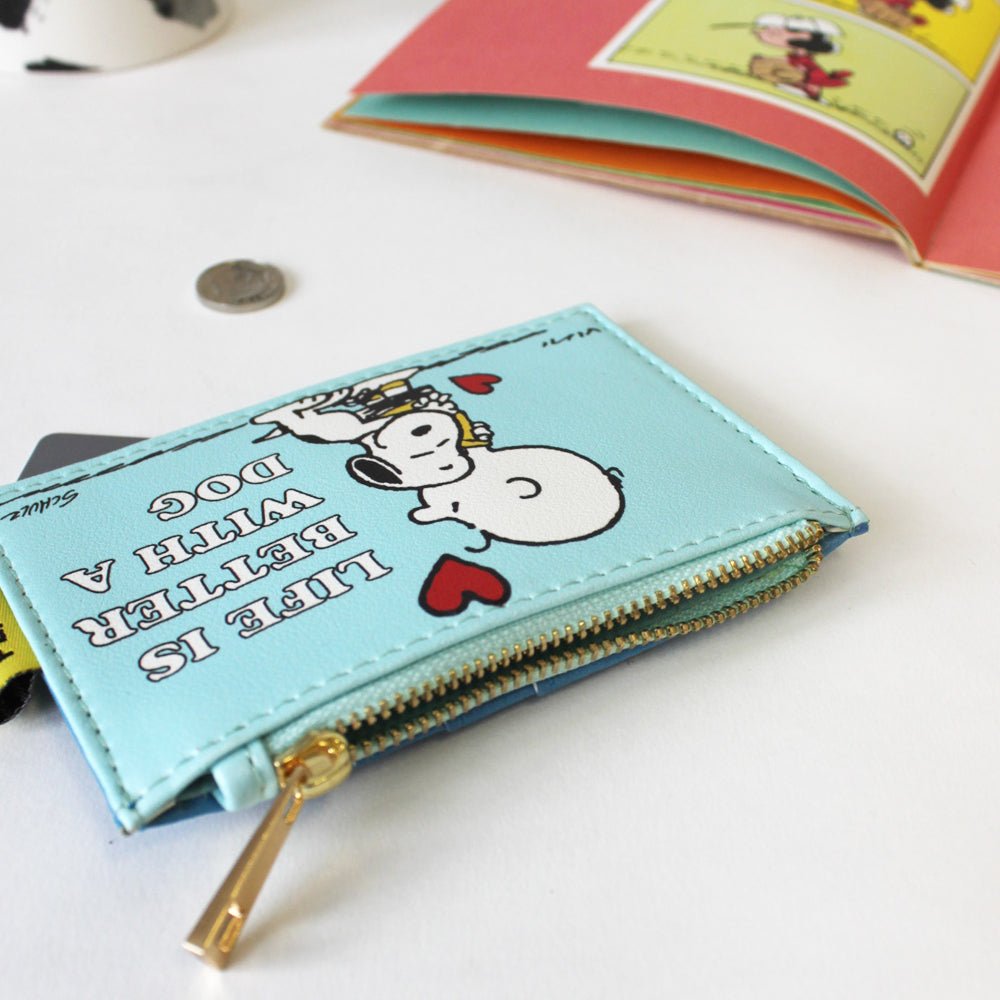 Peanuts ‘Life is better with a Dog’ Zip Purse - House of Disaster