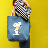 Peanuts 'Love' Stonewash Tote - House of Disaster