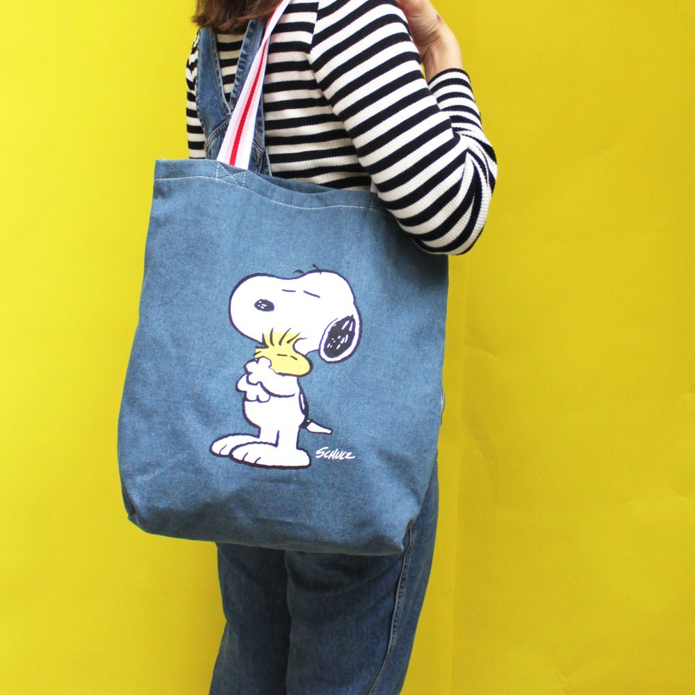 Peanuts 'Love' Stonewash Tote - House of Disaster