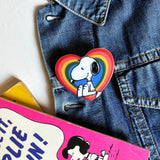 Peanuts Rainbow Pin Badge - House of Disaster