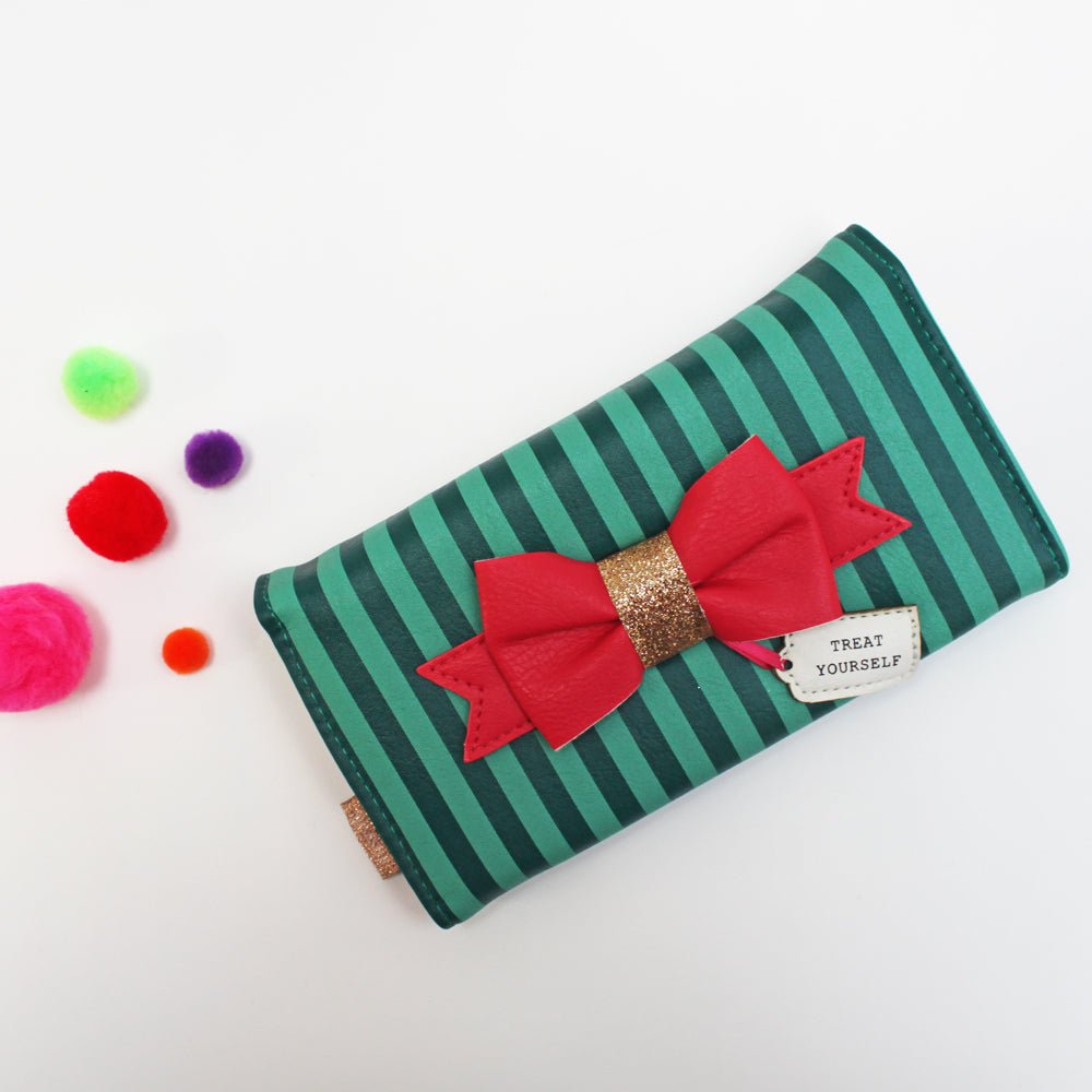 Pompom Tutti Stripe Wallet - House of Disaster