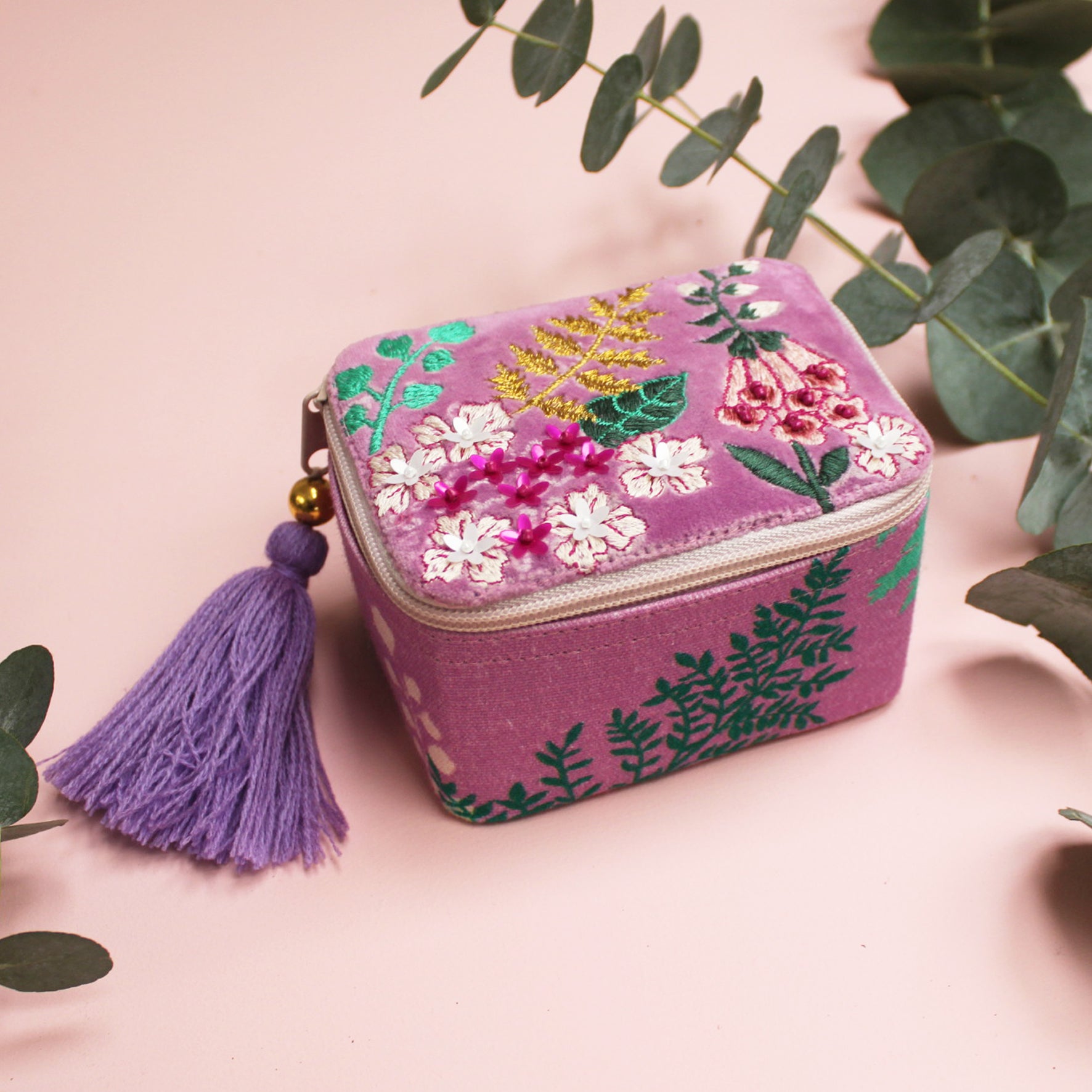 Posy Purple Trinket Box - House of Disaster