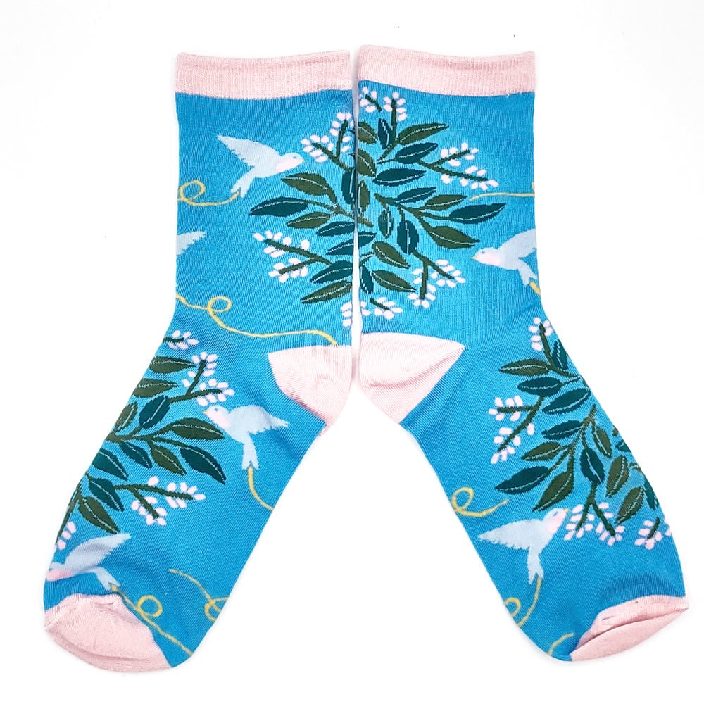 Secret Garden Birds Socks - House of Disaster