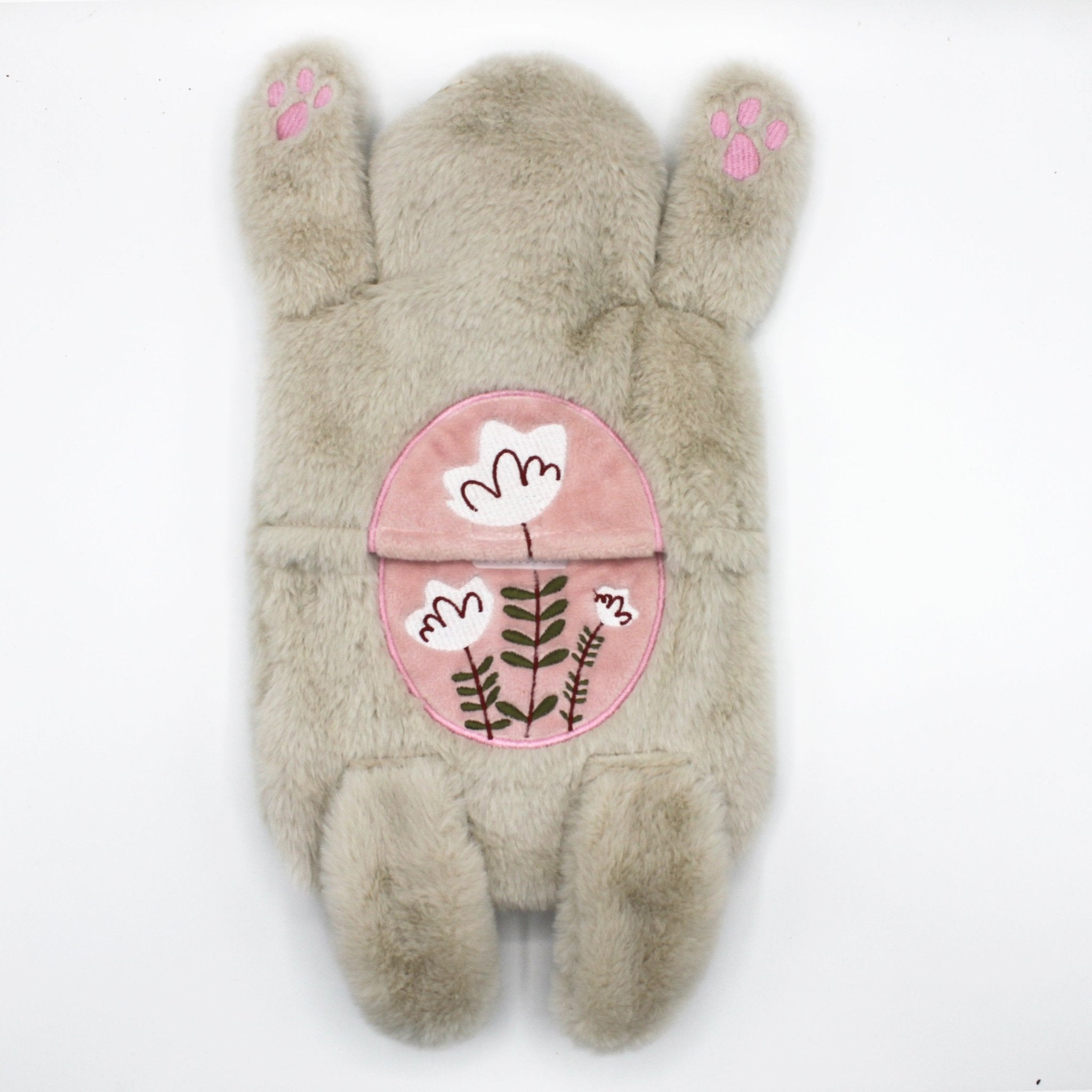 Secret Garden Cream Rabbit Hot Water Bottle - House of Disaster