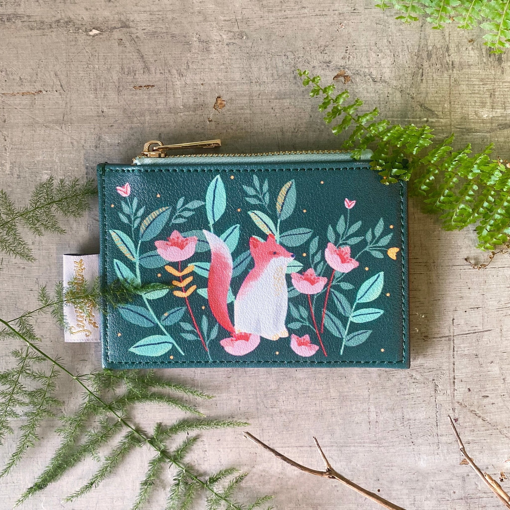 Secret Garden Fox Zip Purse - House of Disaster