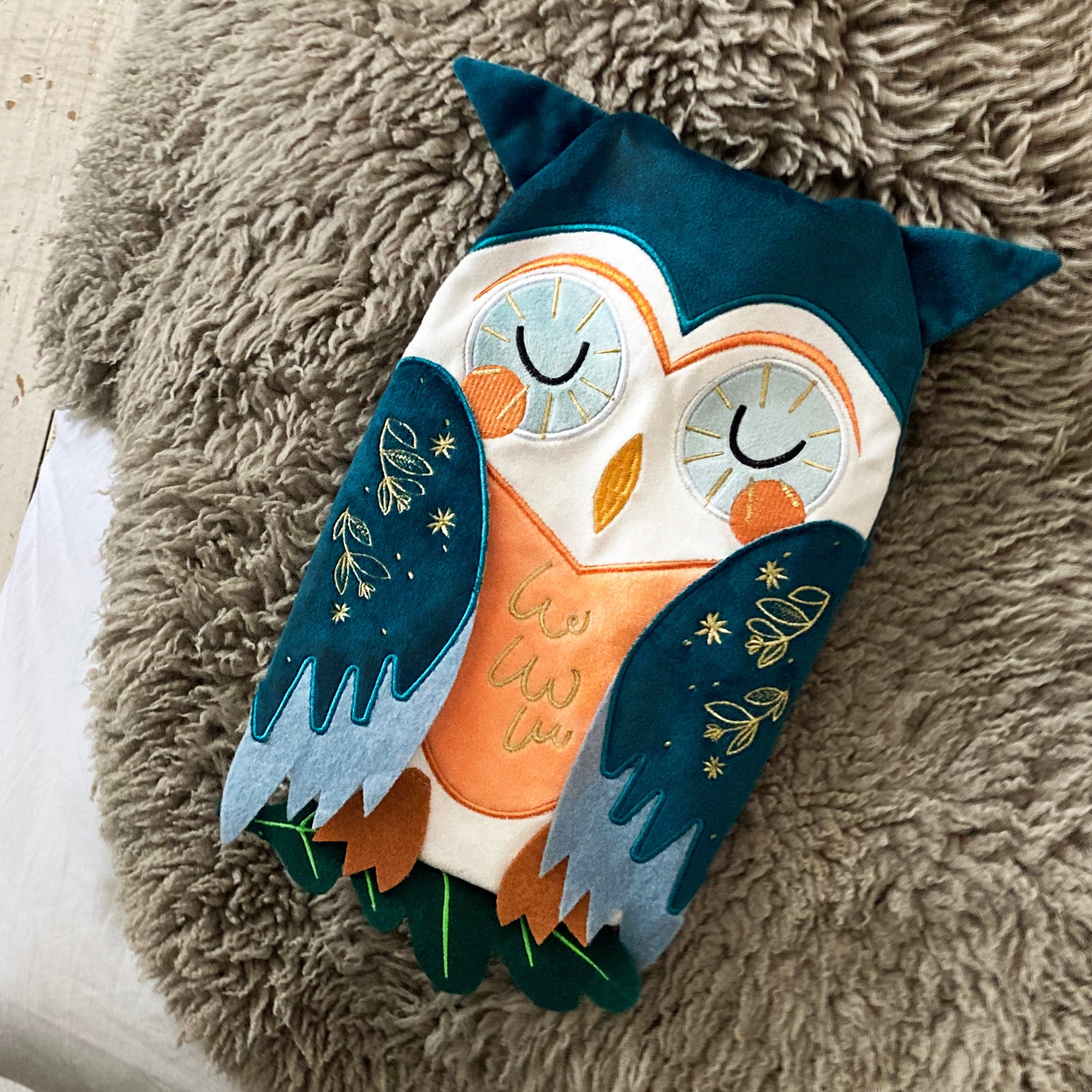 Secret Garden Owl Hot Water Bottle - House of Disaster