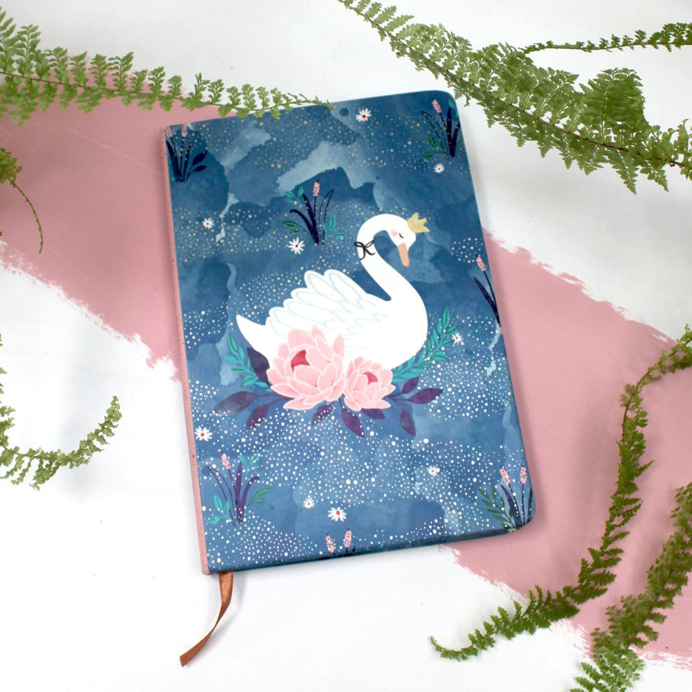 Secret Garden Swan Notebook - House of Disaster