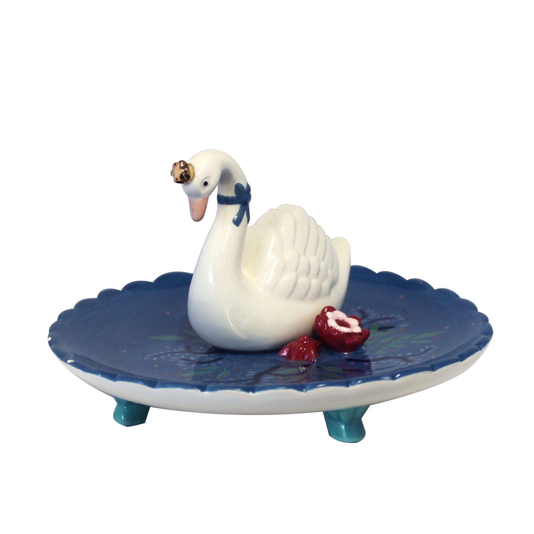 Secret Garden Swan Trinket Dish - House of Disaster