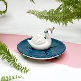 Secret Garden Swan Trinket Dish - House of Disaster