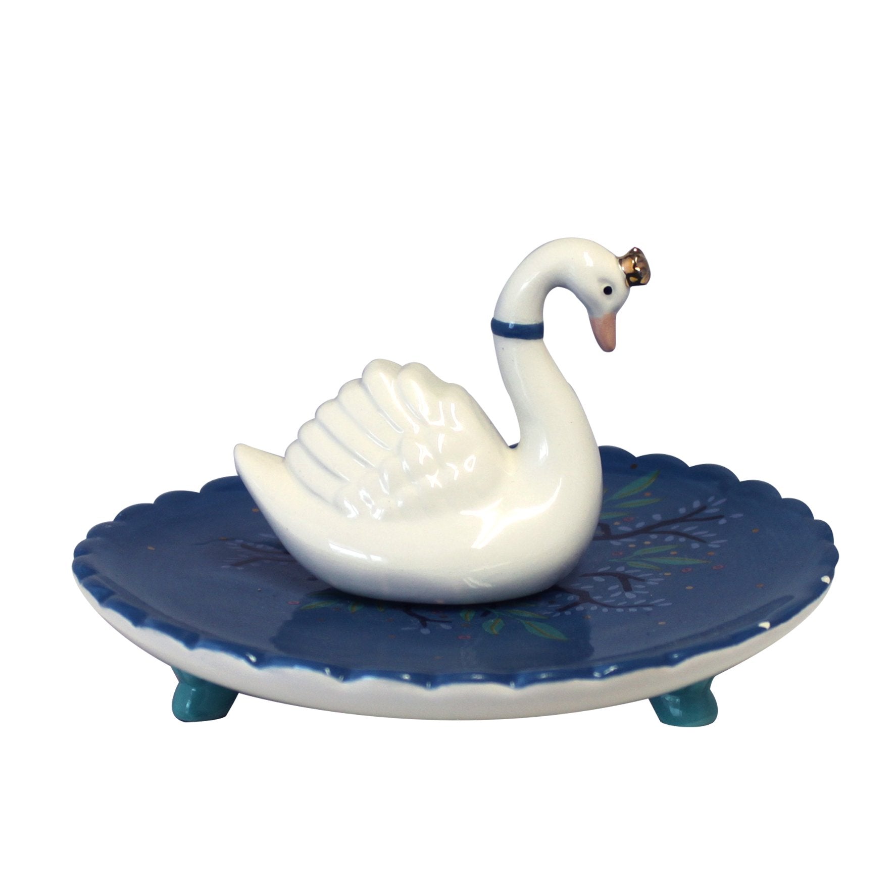 Secret Garden Swan Trinket Dish - House of Disaster