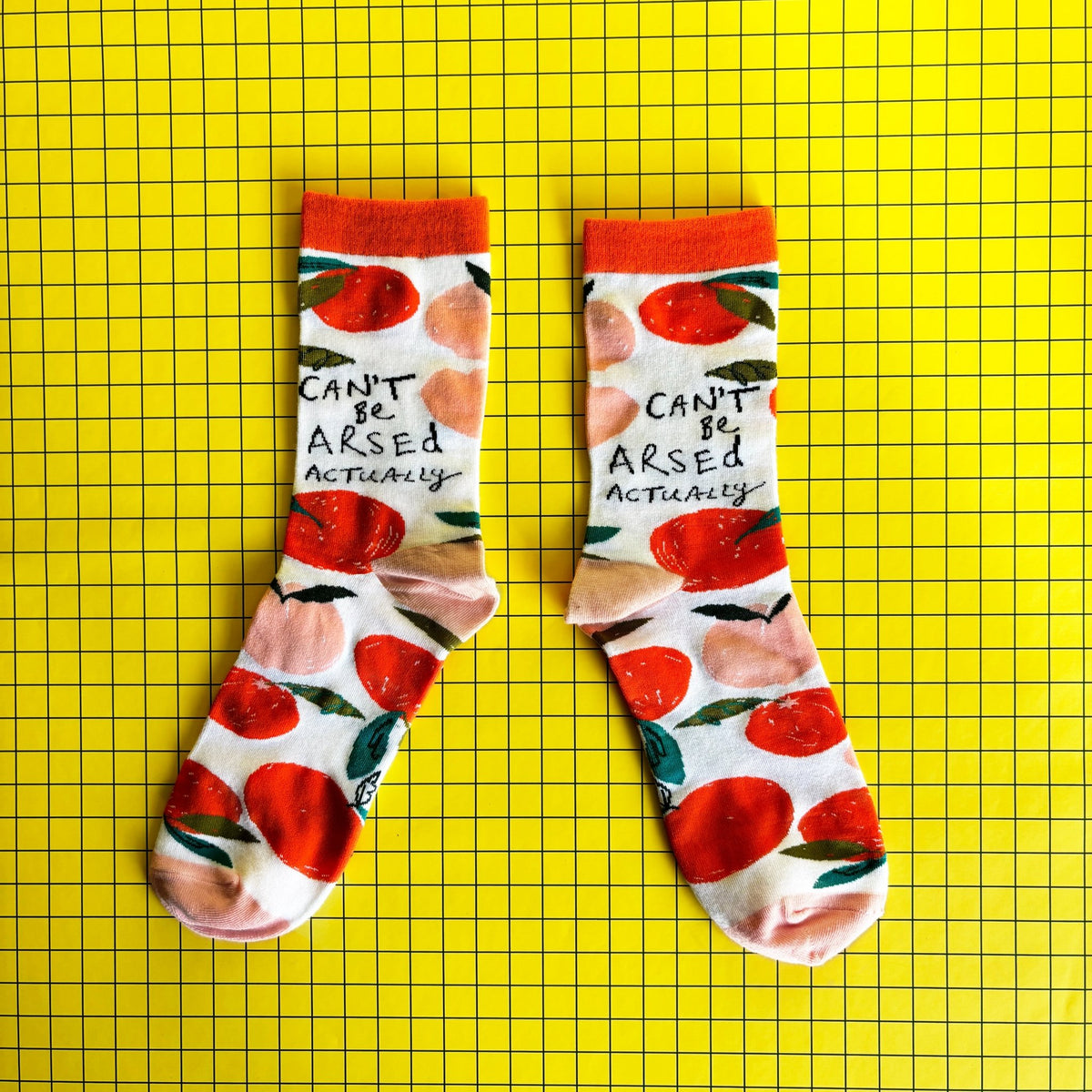 Small Talk 'Can't Be Arsed' Socks - House of Disaster