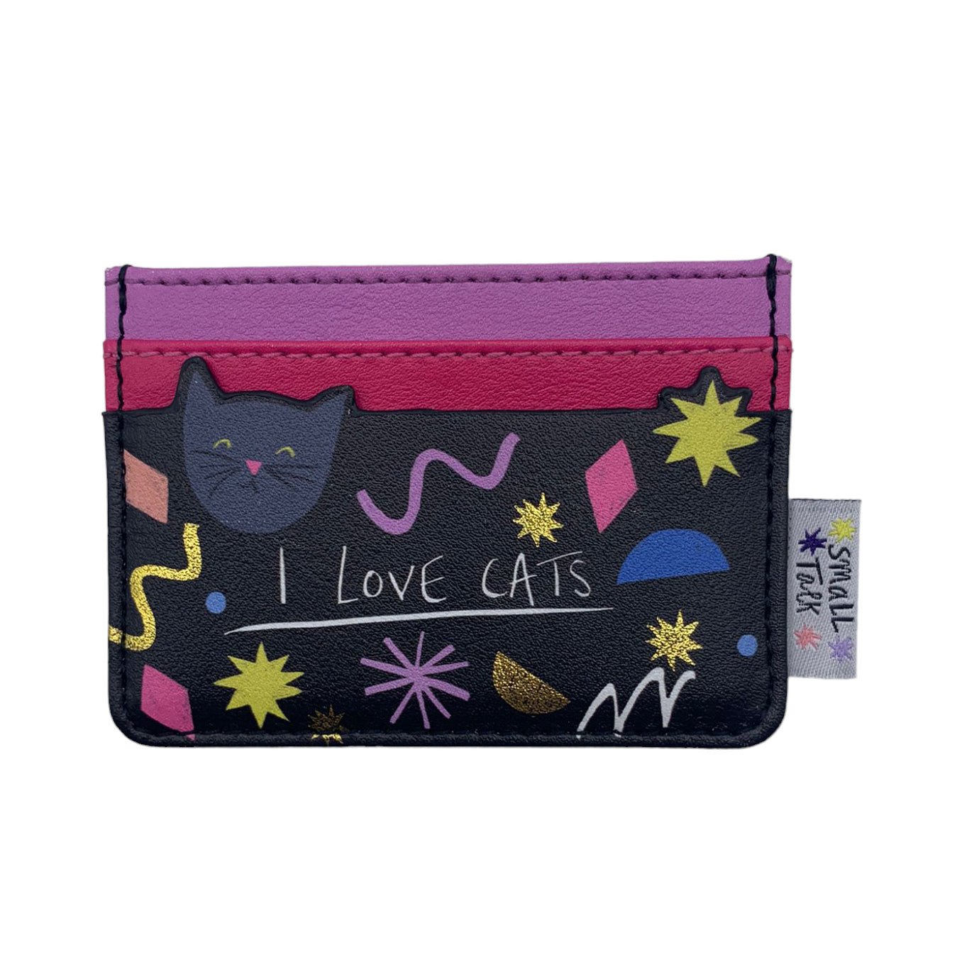 Small Talk 'I Love Cats' Cardholder - House of Disaster