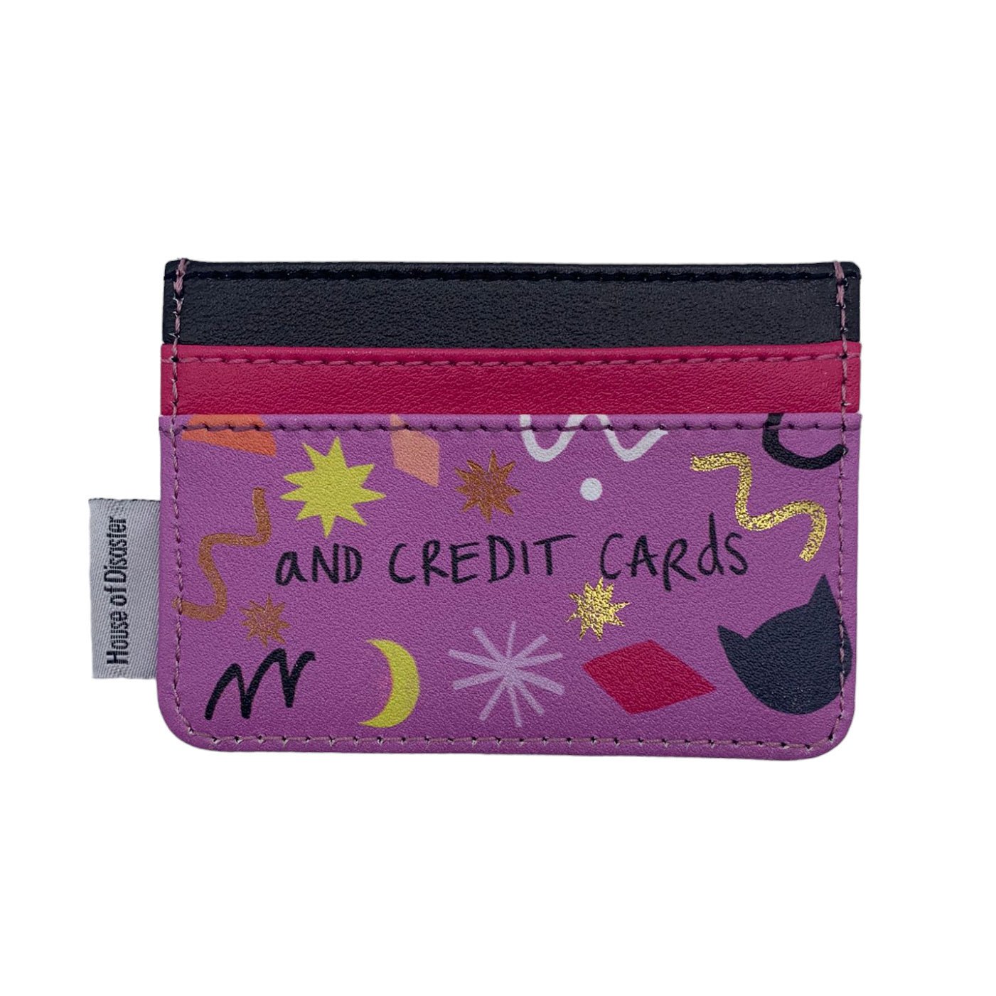 Small Talk 'I Love Cats' Cardholder - House of Disaster