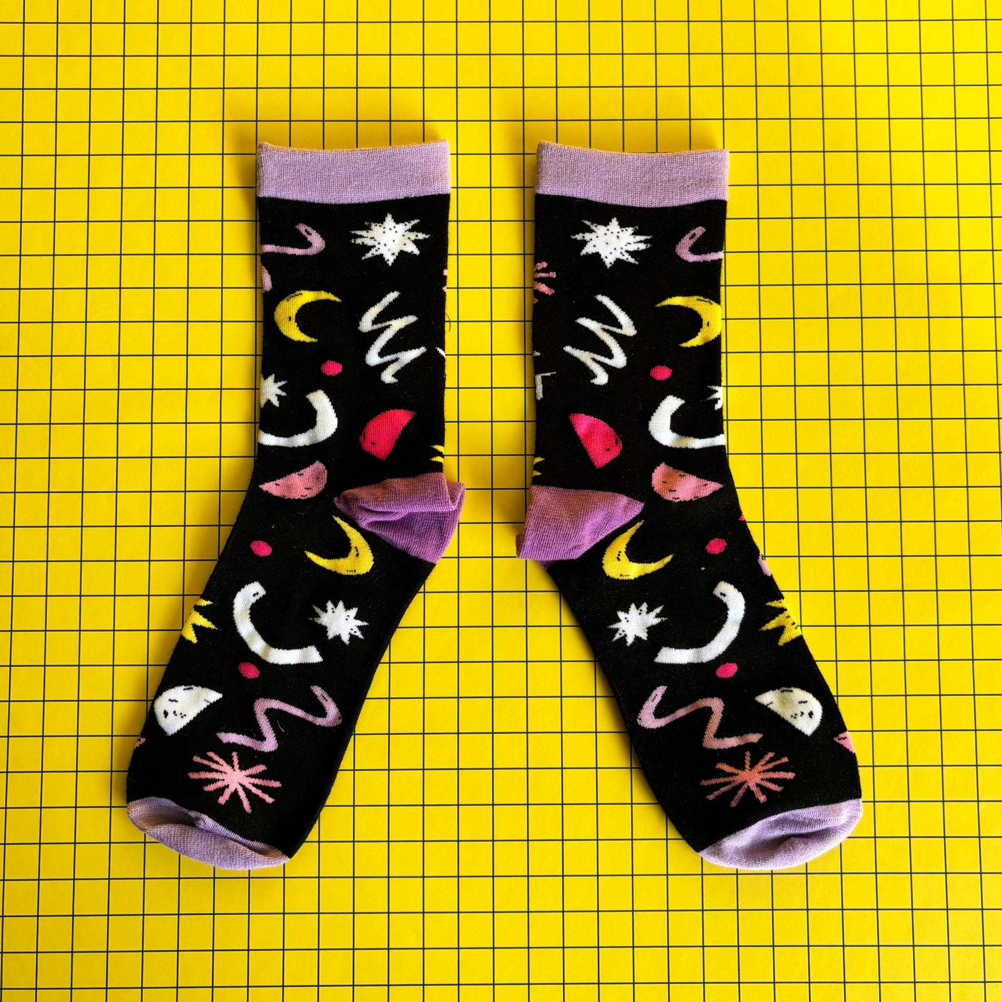 Small Talk 'I Speak Fluent Cat' Socks - House of Disaster