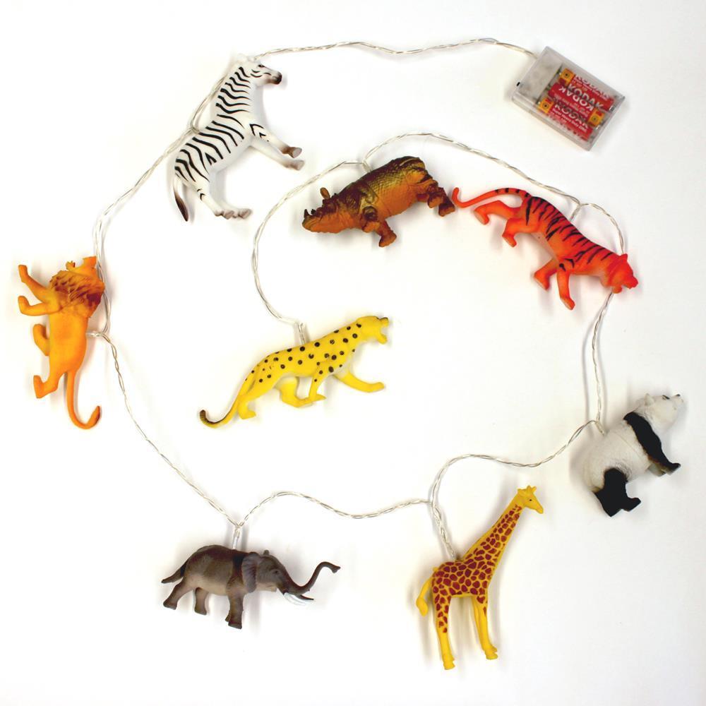 String Lights With Safari Animals - House of Disaster