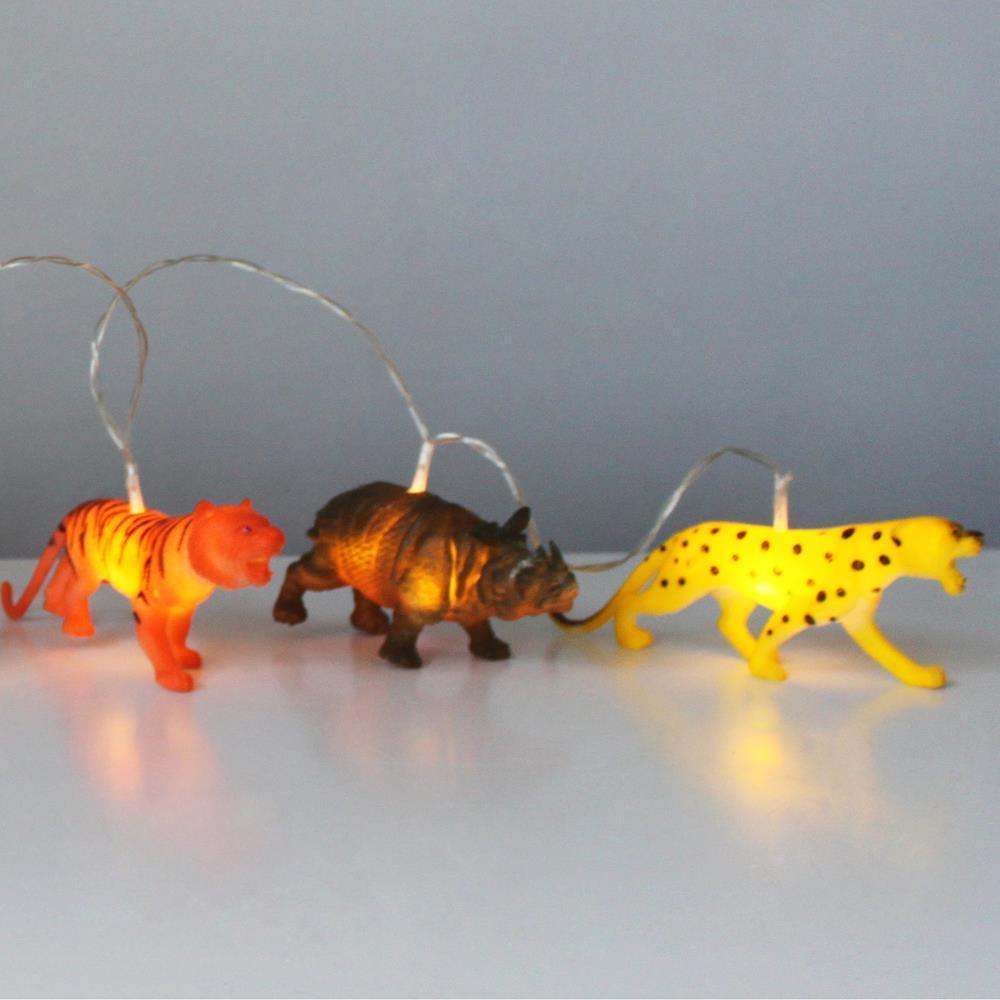 String Lights With Safari Animals - House of Disaster