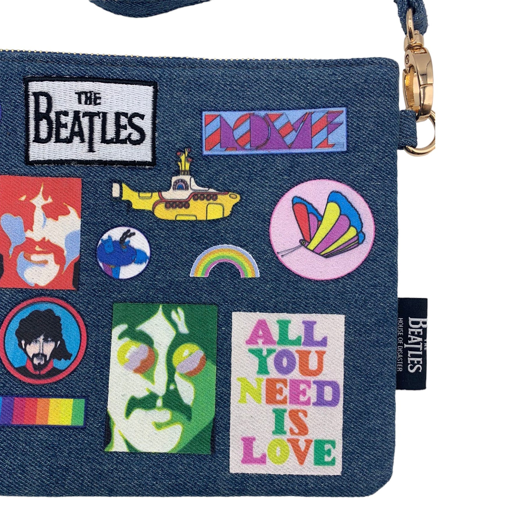 The Beatles Denim Cross Body Bag - House of Disaster