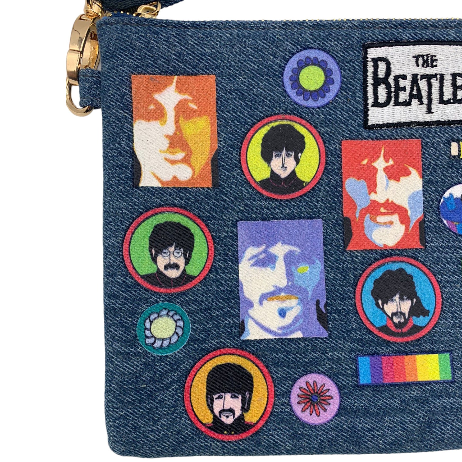 The Beatles Denim Cross Body Bag - House of Disaster