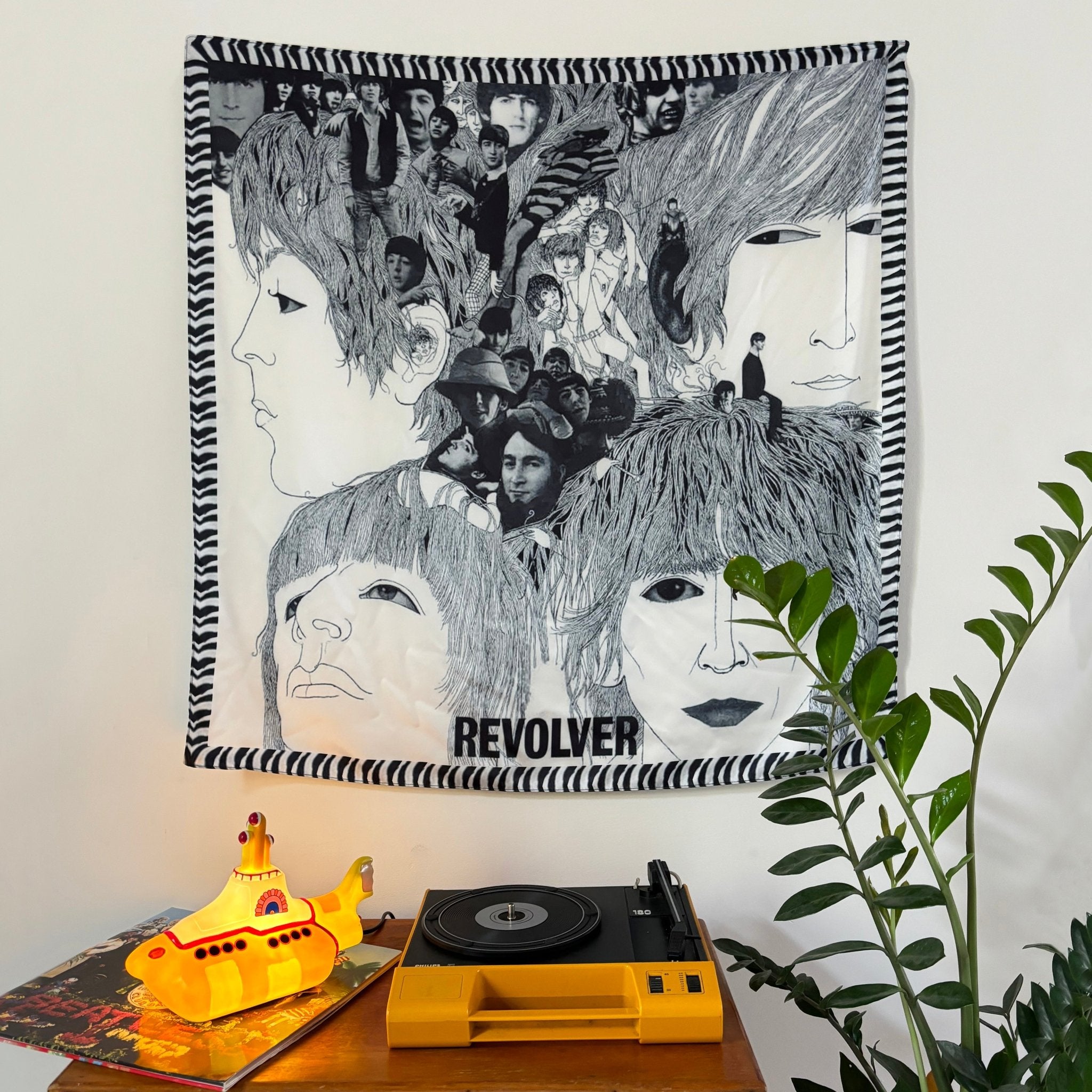 The Beatles Revolver Square Scarf - House of Disaster