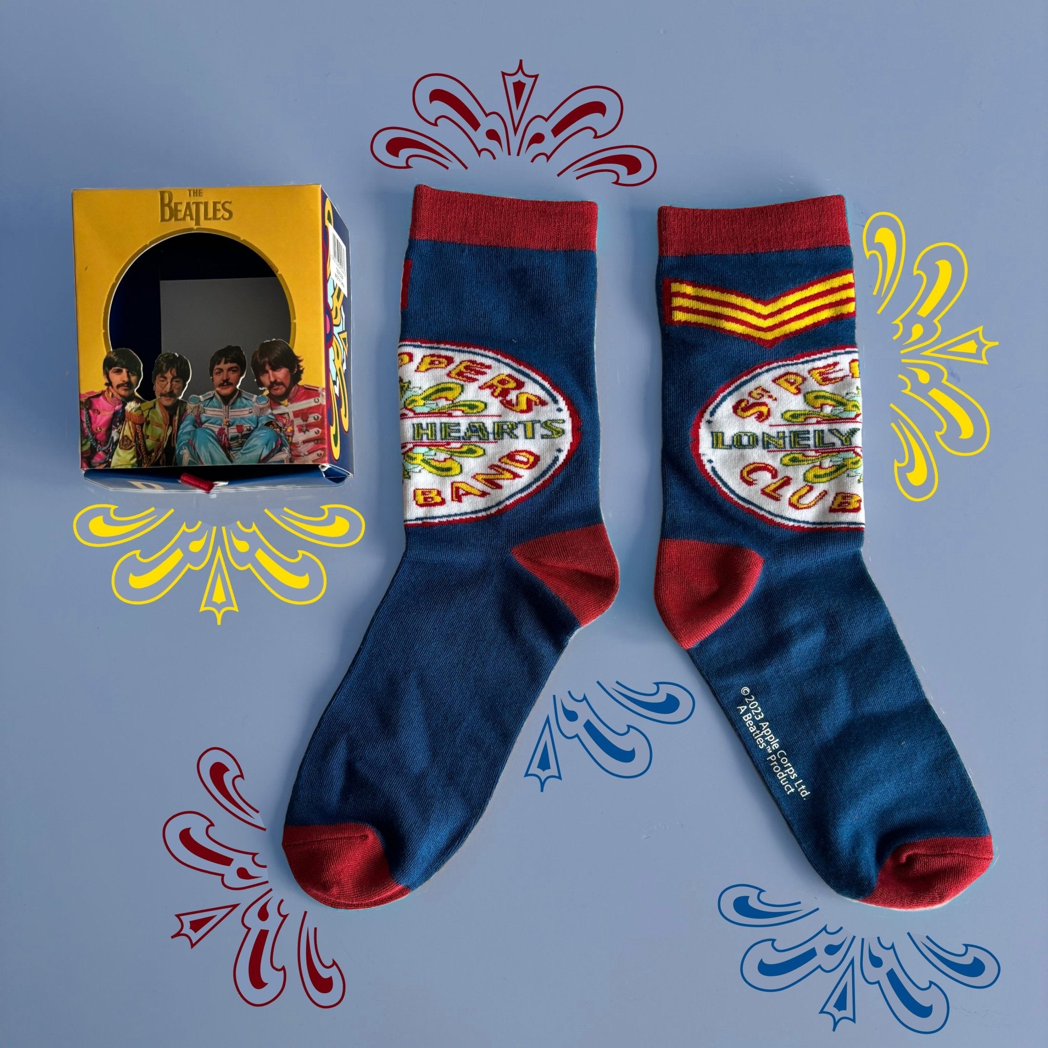 The Beatles Sgt. Pepper Drum Socks - House of Disaster