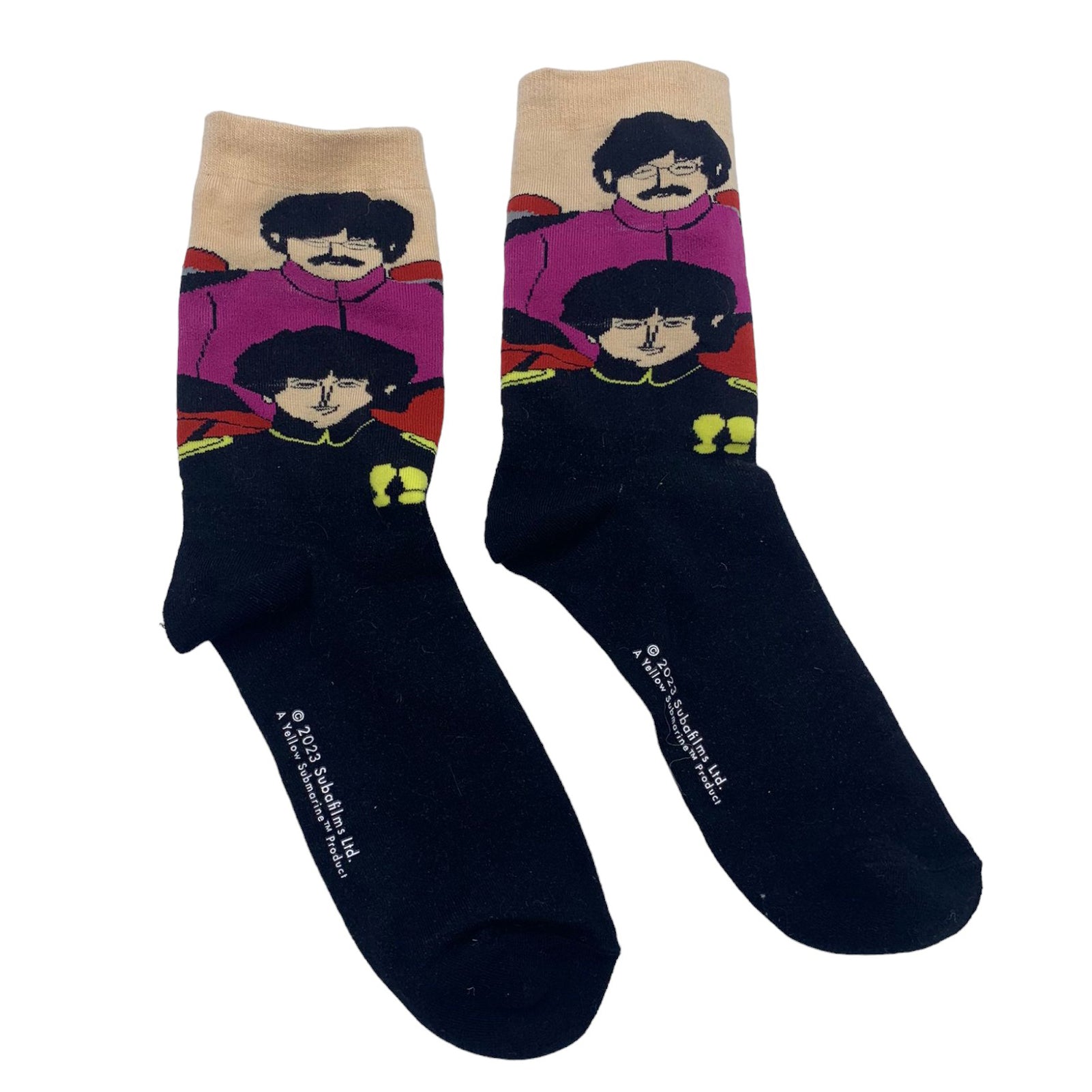 The Beatles Yellow Submarine Faces Socks - House of Disaster