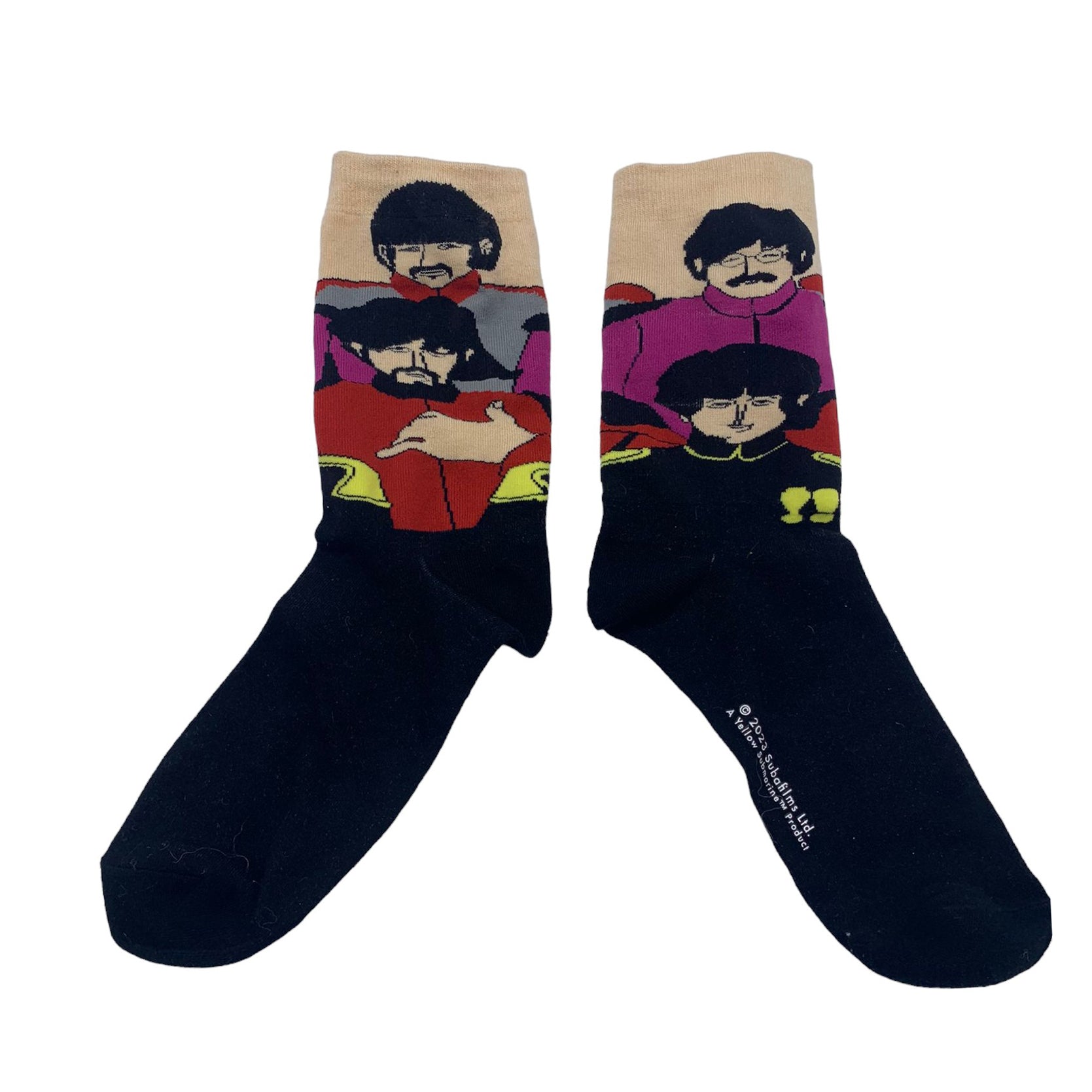 The Beatles Yellow Submarine Faces Socks - House of Disaster